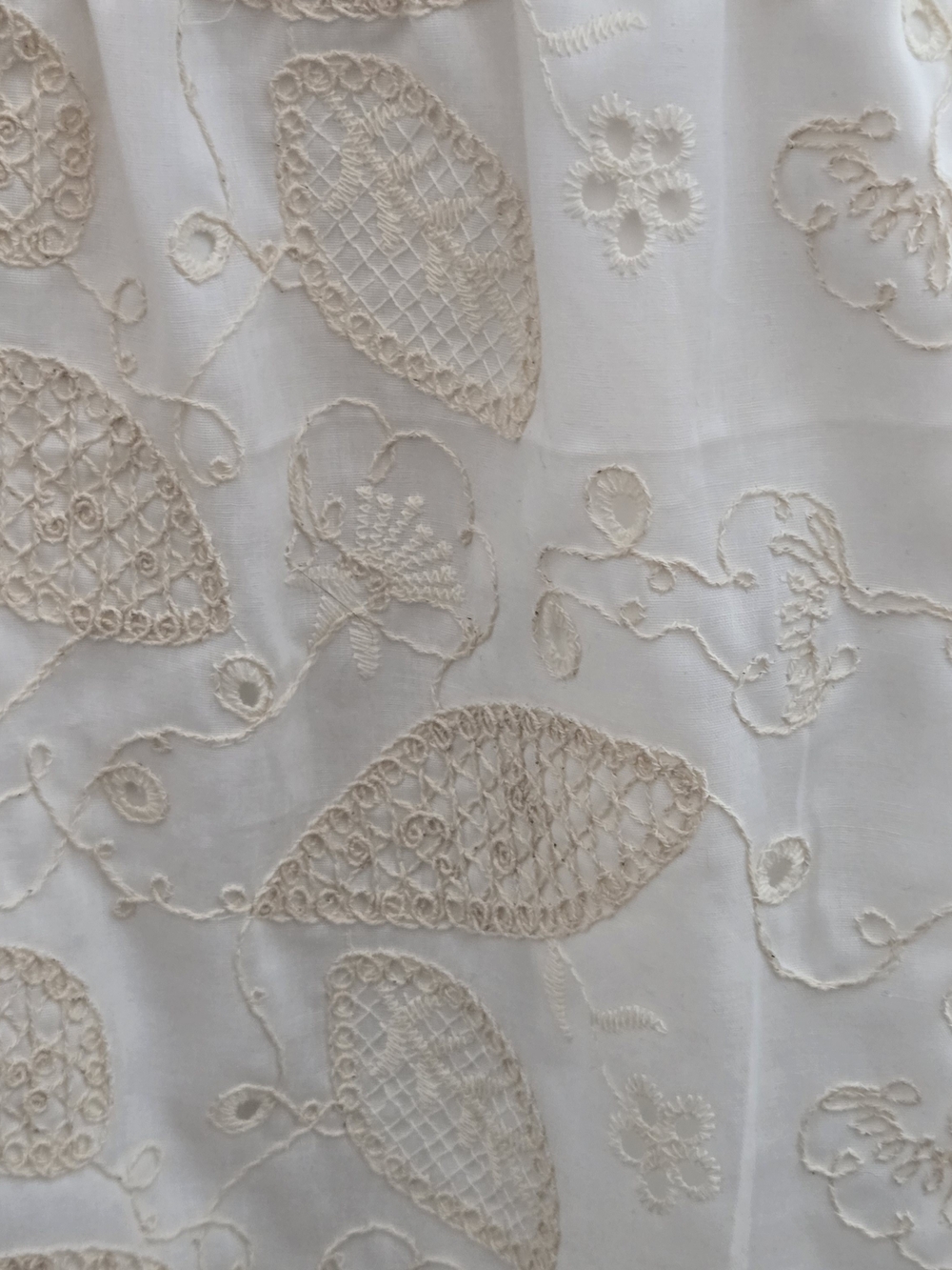 Sam Edelman Embroidered Mini Dress Ruffle Boho Coastal Cottagecore Resortwear 12 - Picture 9 of 12